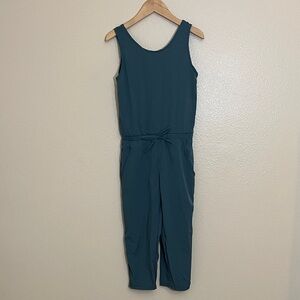 Balera Teal Dance Sleeveless Jumpsuit